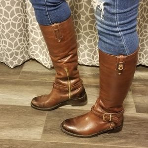 Vince Camuto Brown Riding Boots